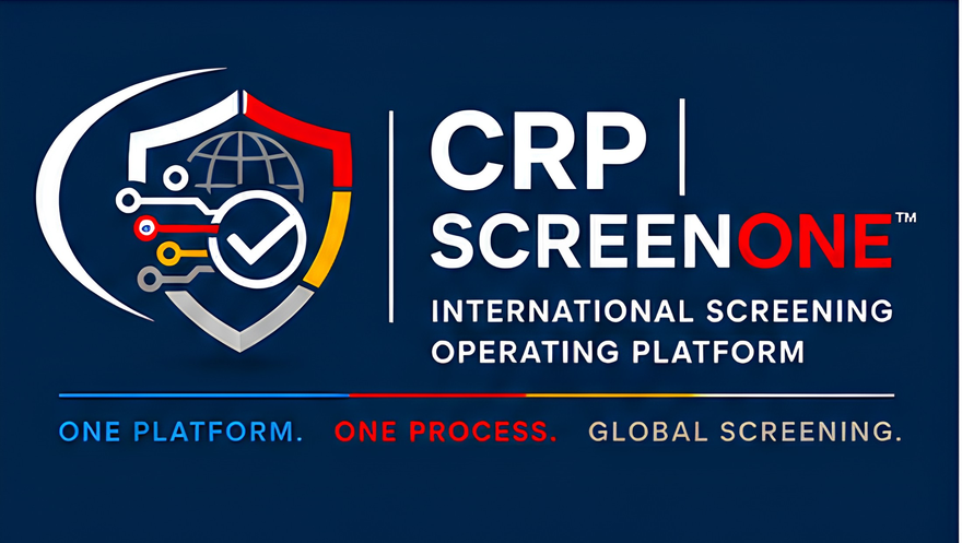 CRP ScreenOne international screening platform logo